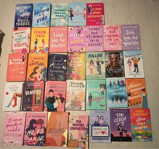 Libros románticos/eróticos 10€/libro, valor16-20€)