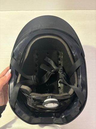 Casco Hípica Ajustable Negro