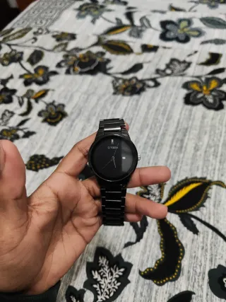 Reloj CITIGON Negro y Plateado