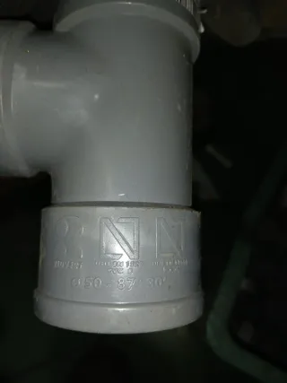 Codos , tapones, PVC para fontanería