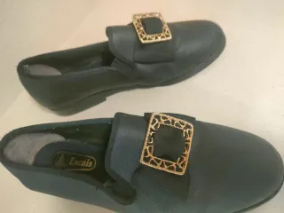 Zapatos fallero de empeine alto y elastico lateral