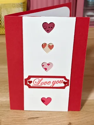 Postal artesanal Love You