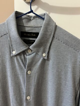 Camisa nueva Massimo Dutti Rayas Azul y Blanco