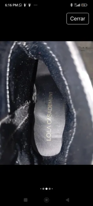 Botines altos negros