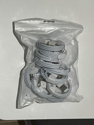 Cables USB Blancos Unidades y (Pack 10)