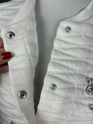 Chaqueta Zara Joya Marfil Talla S