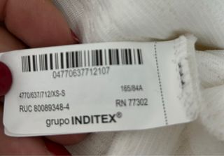 Chaqueta Zara Joya Marfil Talla S