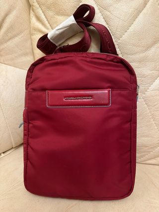 Borsello Piquadro rosso tracolla nuovo
