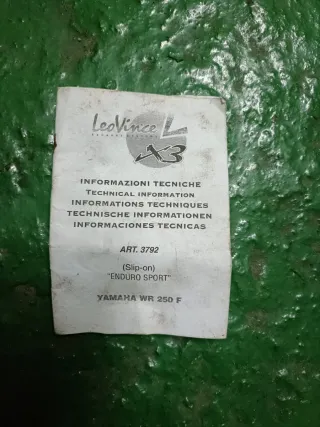 Escape Yamaha WR 250