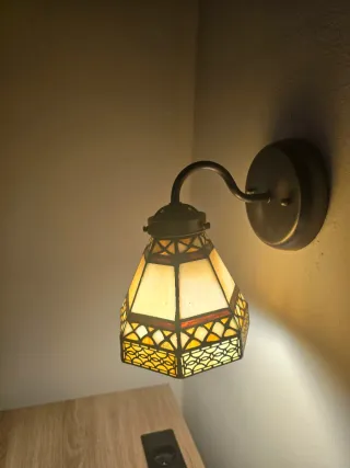 2 Lampade da parete stile Tiffany