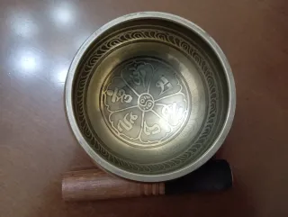 Cuenco tibetano con mazo – meditación / yoga