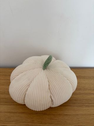 Cojín Decorativo Calabaza Blanco