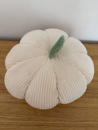 Cojín Decorativo Calabaza Blanco