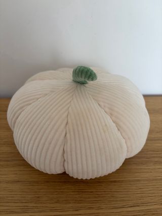 Cojín Decorativo Calabaza Blanco
