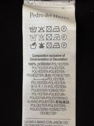 Pantalón Pedro del Hierro Talla 38 Negro