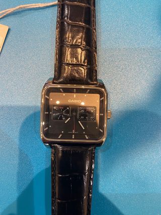 Orologio Casio MTF-304L-1AVEF Pelle Nera