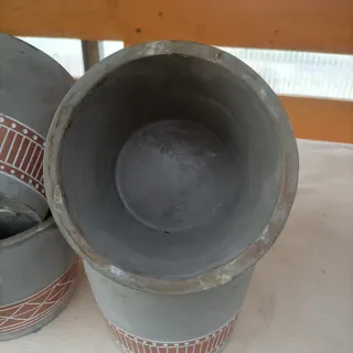 Set 5 Vasi Terracotta Diametro 12cm