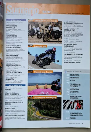 Honda VFR 1200 F (catálogo y revistas)