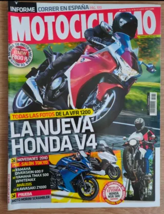 Honda VFR 1200 F (catálogo y revistas)