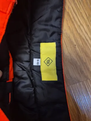 Pantalones de Nieve para Niño Naranja