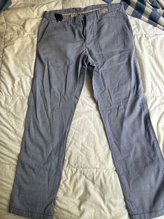 Pantalón Chino Tommy Hilfiger Azul Talla M