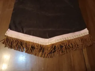 Vestito bambina indiana con frange