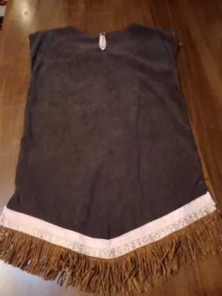 Vestito bambina indiana con frange