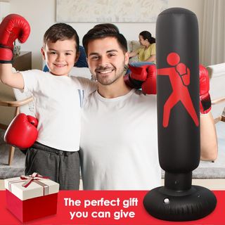 Saco de Boxeo Hinchable Infantil 160cm + Guantes