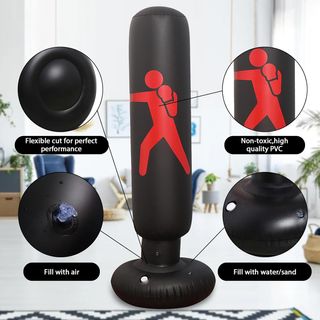 Saco de Boxeo Hinchable Infantil 160cm + Guantes