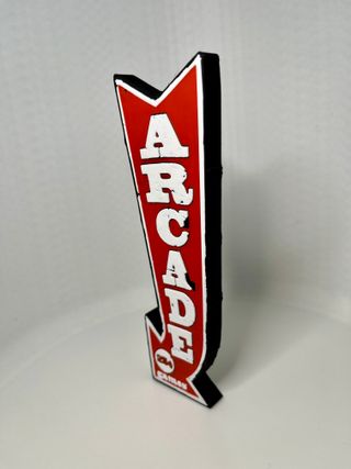 Logo 3D juego ARCADE | Decoración Colección