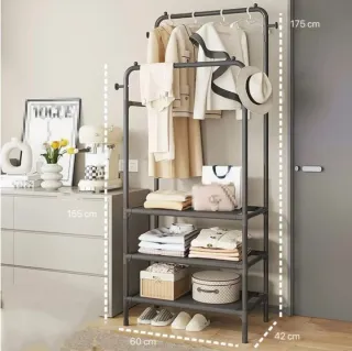Appendiabiti con scarpiera