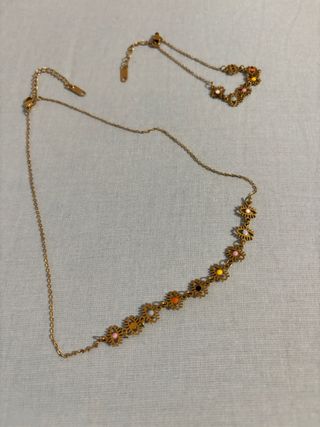 Conjunto collar y pulsera dorado