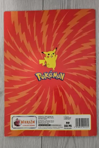 Álbum Cromos Pokémon de 1999