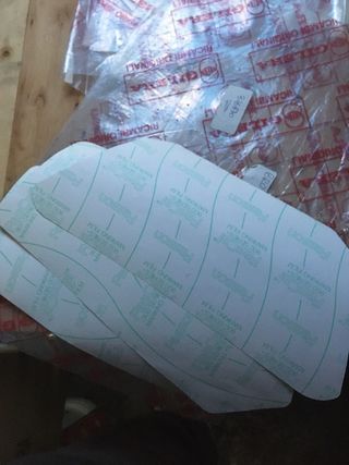 Set 3 adesivi GILERA rossi