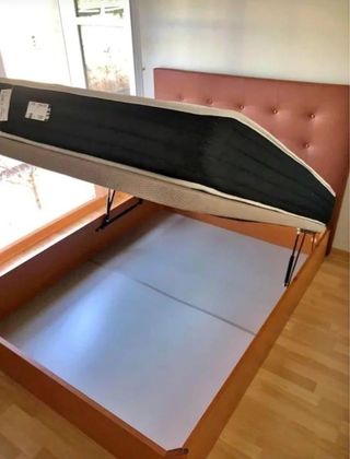 Canapé AFISAN madera y tela