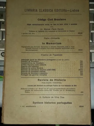 Contra um plágio do Prof. Theophilo Braga.