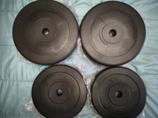 Discos de pesas 10kg y 5kg