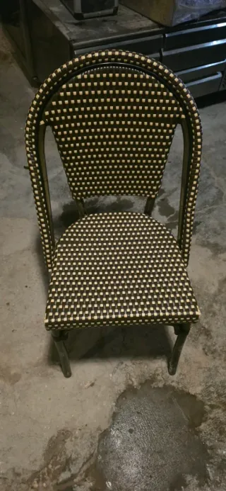 Silla Terraza Ratán y Metal