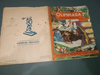 Álbum Cromos Olimpiada Juegos y Deportes 1958