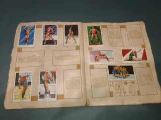 Álbum Cromos Olimpiada Juegos y Deportes 1958