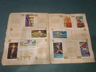 Álbum Cromos Olimpiada Juegos y Deportes 1958