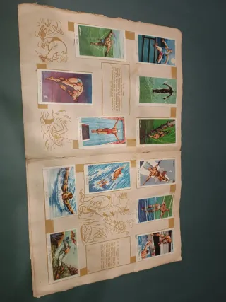Álbum Cromos Olimpiada Juegos y Deportes 1958