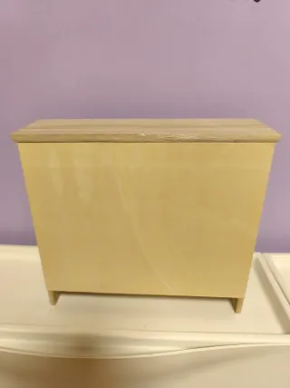 Armario pequeño madera y cristal