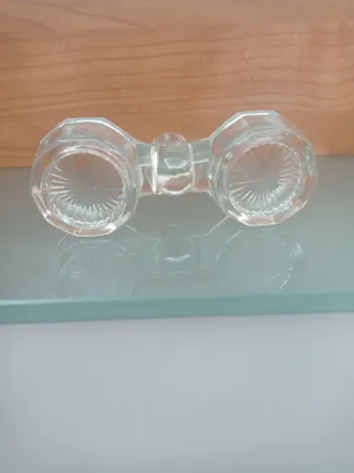 Porta sale e pepe vintage in vetro