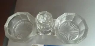 Porta sale e pepe vintage in vetro