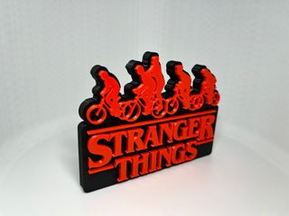 Logo 3D STRANGER THINGS | Decoración Colección