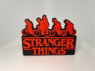 Logo 3D STRANGER THINGS | Decoración Colección