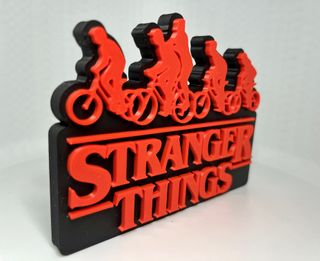 Logo 3D STRANGER THINGS | Decoración Colección