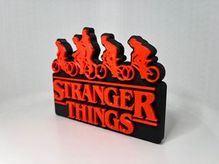 Logo 3D STRANGER THINGS | Decoración Colección