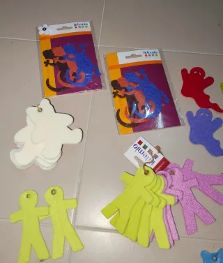 Figuras de fieltro variadas